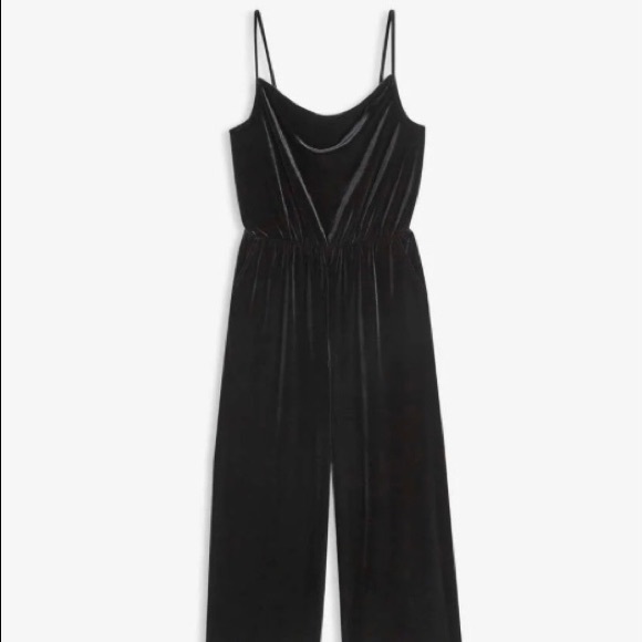 Velvet jumpsuit - Picture 2 of 2